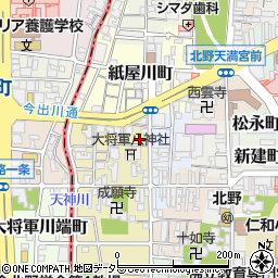 京都府京都市上京区西町44周辺の地図