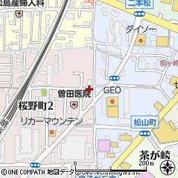 レジデンス大津京周辺の地図