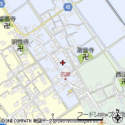 滋賀県蒲生郡日野町石原1194周辺の地図