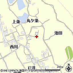京都府亀岡市稗田野町鹿谷丸ケ条周辺の地図