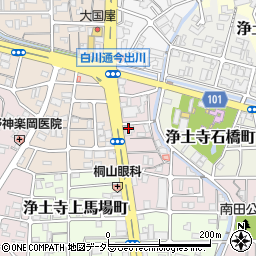 京都信用金庫銀閣寺支店周辺の地図