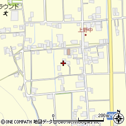 兵庫県西脇市野中町216周辺の地図