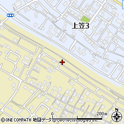 滋賀県草津市木川町1262-13周辺の地図