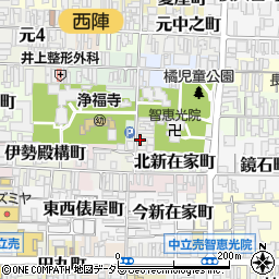 コンセプト浄福寺一条パーキング周辺の地図