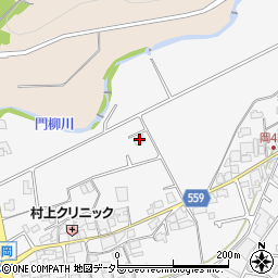 兵庫県西脇市黒田庄町岡255-2周辺の地図