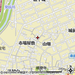 愛知県刈谷市泉田町市場屋敷70周辺の地図