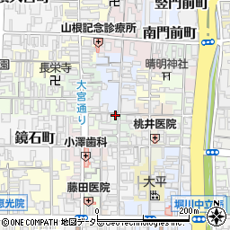 京都府京都市上京区弾正町725周辺の地図