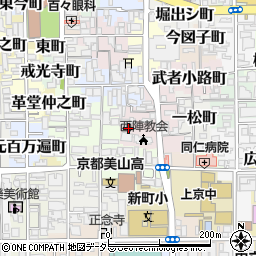 京都府京都市上京区一条殿町502周辺の地図