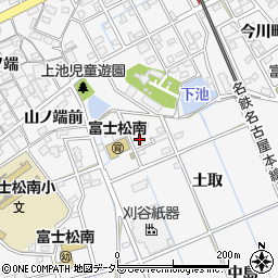 愛知県刈谷市今川町（土取）周辺の地図
