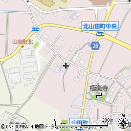 滋賀県草津市北山田町113-7周辺の地図