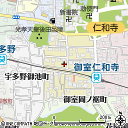 京都府京都市右京区宇多野柴橋町8周辺の地図