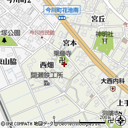 愛知県刈谷市今岡町西畑61周辺の地図
