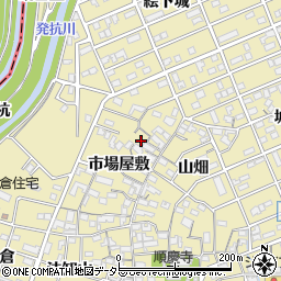 愛知県刈谷市泉田町市場屋敷77周辺の地図