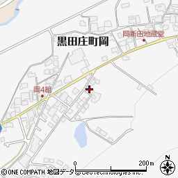 兵庫県西脇市黒田庄町岡1079-23周辺の地図