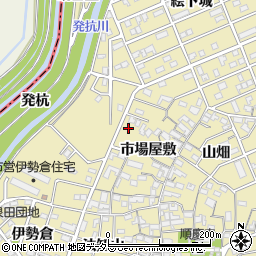 愛知県刈谷市泉田町市場屋敷50周辺の地図