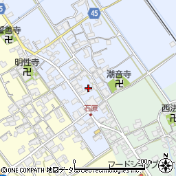 滋賀県蒲生郡日野町石原1195周辺の地図