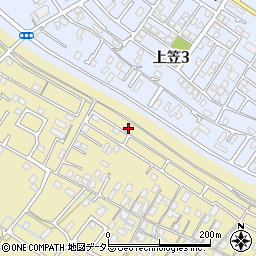 滋賀県草津市木川町1262-18周辺の地図