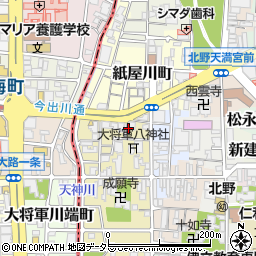 京都府京都市上京区西町32周辺の地図