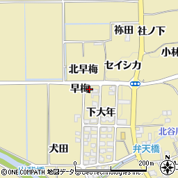 京都府亀岡市保津町早梅周辺の地図