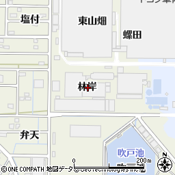 愛知県刈谷市今岡町林岸周辺の地図