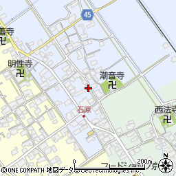 滋賀県蒲生郡日野町石原1186周辺の地図
