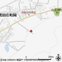 兵庫県西脇市黒田庄町岡1080-17周辺の地図