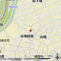 愛知県刈谷市泉田町市場屋敷79周辺の地図
