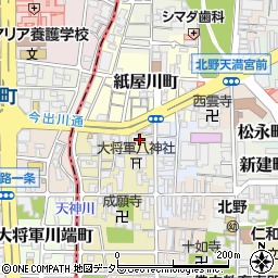 京都府京都市上京区西町36周辺の地図