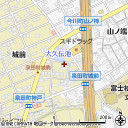 愛知県刈谷市泉田町城前200周辺の地図