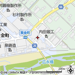 内田鍛工株式会社本社営業部周辺の地図