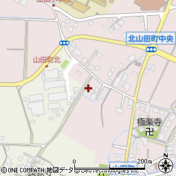 滋賀県草津市北山田町113-17周辺の地図