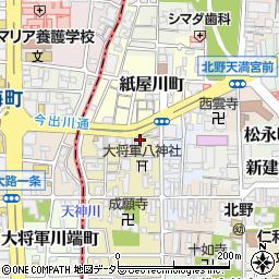 京都府京都市上京区西町31周辺の地図