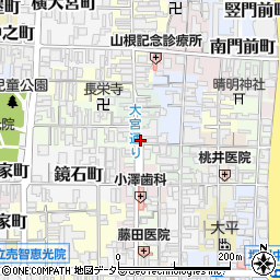 京都府京都市上京区石薬師町707-2周辺の地図