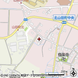 滋賀県草津市北山田町113-13周辺の地図