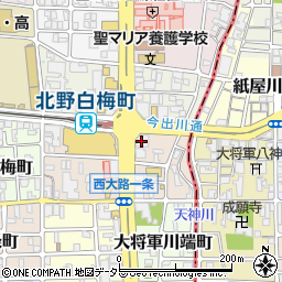 京都中央信用金庫北野支店周辺の地図