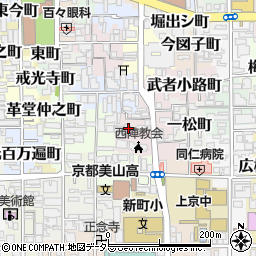京都府京都市上京区一条殿町494周辺の地図