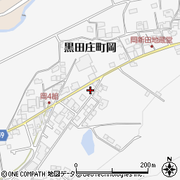 兵庫県西脇市黒田庄町岡1079-31周辺の地図