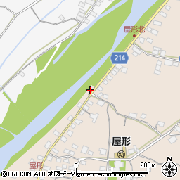 兵庫県神崎郡市川町屋形451-2周辺の地図