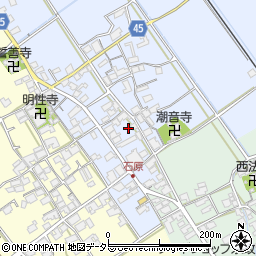 滋賀県蒲生郡日野町石原1183周辺の地図