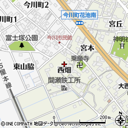 愛知県刈谷市今岡町西畑74周辺の地図