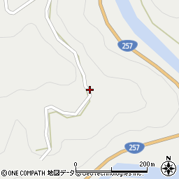 愛知県新城市愛郷清水周辺の地図