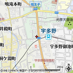 ホワイト急便　京都福王子店周辺の地図