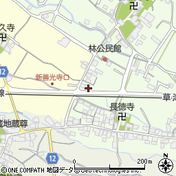 滋賀県栗東市林73周辺の地図