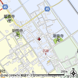 滋賀県蒲生郡日野町石原1201周辺の地図