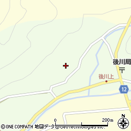 兵庫県丹波篠山市後川上125周辺の地図