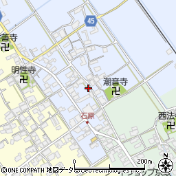 滋賀県蒲生郡日野町石原1185周辺の地図