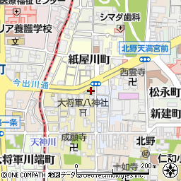京都府京都市上京区西町33-18周辺の地図