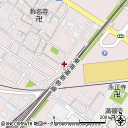 滋賀県栗東市下鈎72周辺の地図