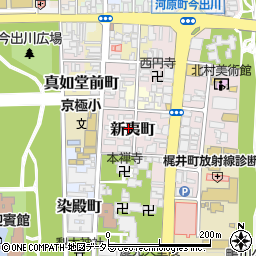 京都府京都市上京区新夷町周辺の地図
