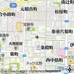 京都府京都市上京区一観音町428-70周辺の地図